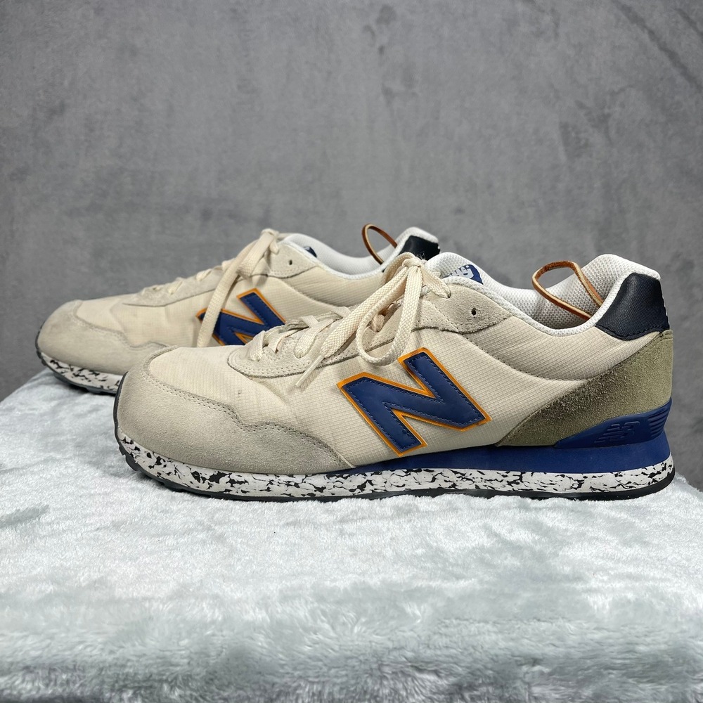 New Balance 515 Sneaker Men Size 10.5 Beige Blue Speckled ML515BE2 READ